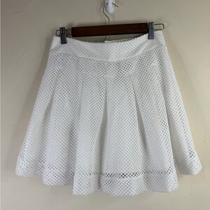 Banana Republic White Lace Skirt